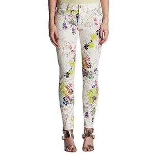 Ted Baker Paris Women 32 Elano Summer Bloom Floral Jeans Skinny Bloomcore Garden